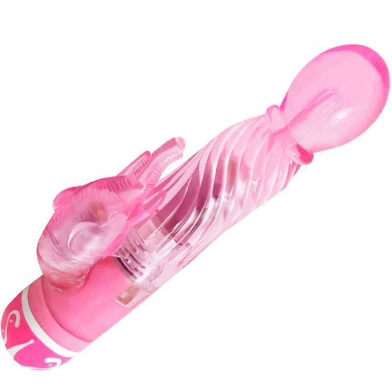 DANSE - VIBRATEUR MULTI-VITESSES AVEC STIMULATEUR ROSE