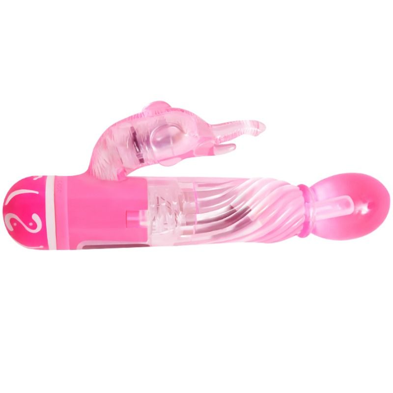 DANSE - VIBRATEUR MULTI-VITESSES AVEC STIMULATEUR ROSE