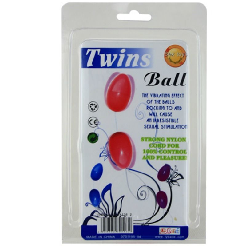 BALLE - TWINS BALLS BOULES ANALES LILA