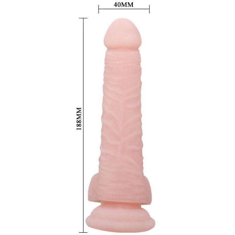 BAILE - SUPER DILDO RÉALISTE NATUREL 18,8 CM