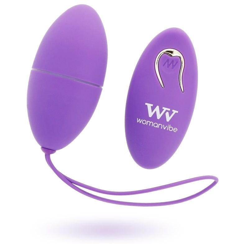WOMANVIBE - OEUF TÉLÉCOMMANDÉ EN SILICONE VIOLET ALSAN