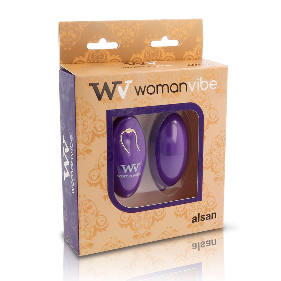 WOMANVIBE - OEUF TÉLÉCOMMANDÉ EN SILICONE VIOLET ALSAN