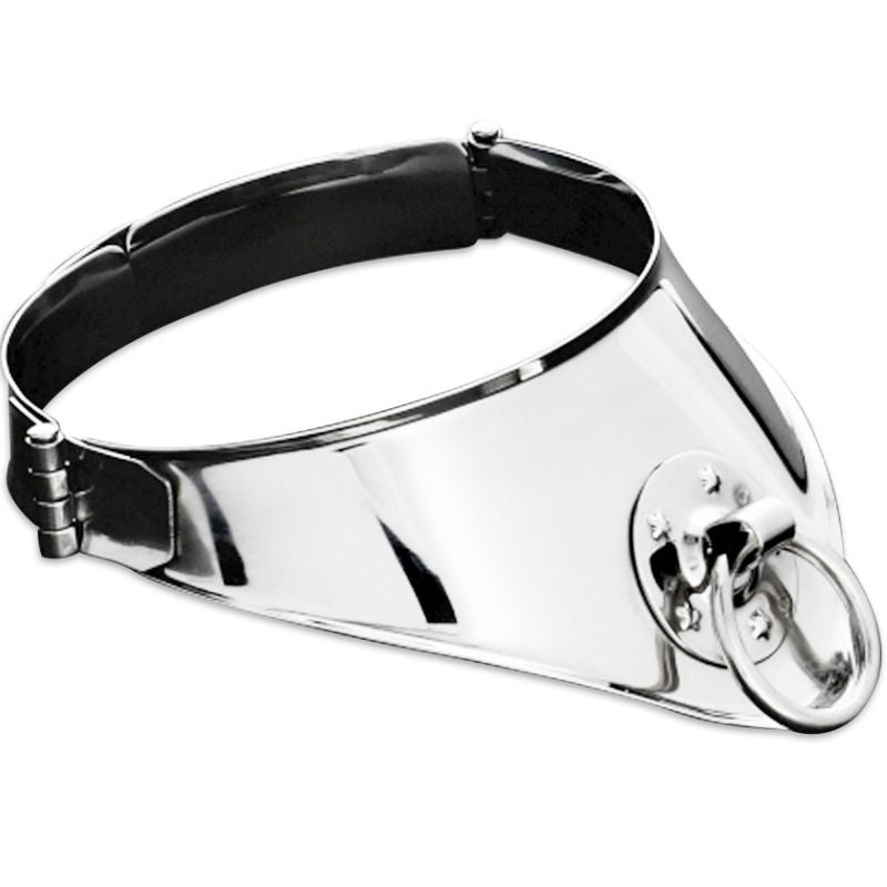 METAL HARD - COLLIER DE CONTRAINTE AVEC ANNEAU ET CADENAS 12,5 CM