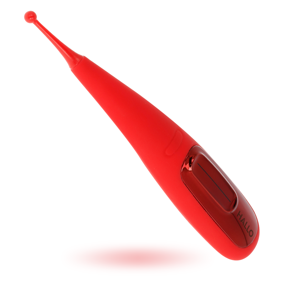 HALLO - FOCUS POWERFUL TOUCH VIBRATOR RED