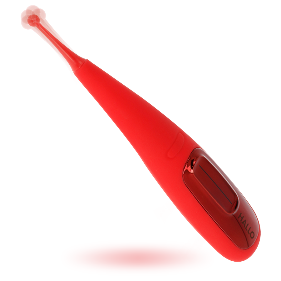 HALLO - FOCUS POWERFUL TOUCH VIBRATOR RED