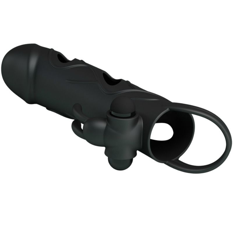 PRETTY LOVE - VIBRATING SILICONE SLEEVE 14 CM 2.0