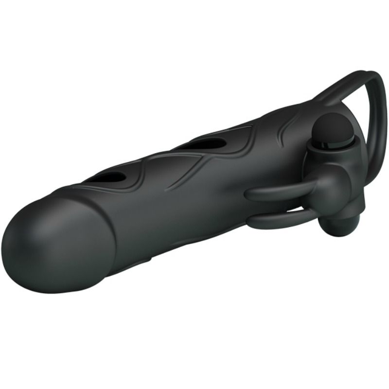 PRETTY LOVE - VIBRATING SILICONE SLEEVE 14 CM 2.0