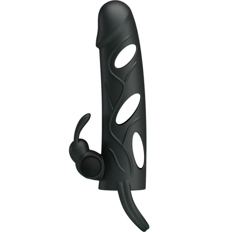 PRETTY LOVE - VIBRATING SILICONE SLEEVE 14 CM 2.0