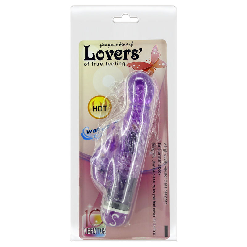 BAL - VIBREUR MULTIVITESSE AVEC STIMULATEUR LILA