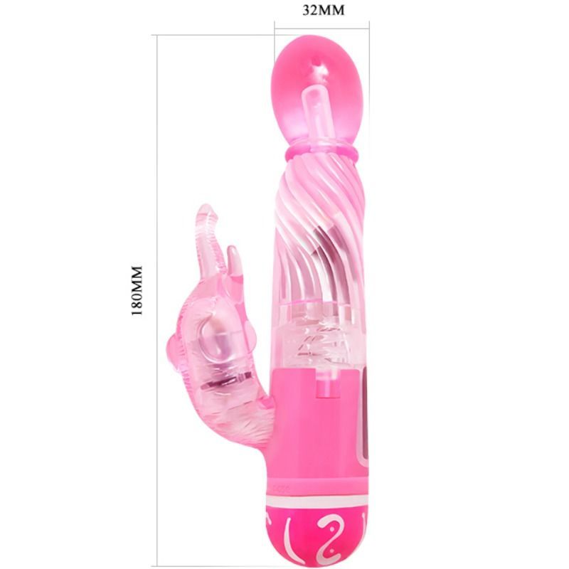 BAL - VIBREUR MULTIVITESSE AVEC STIMULATEUR LILA
