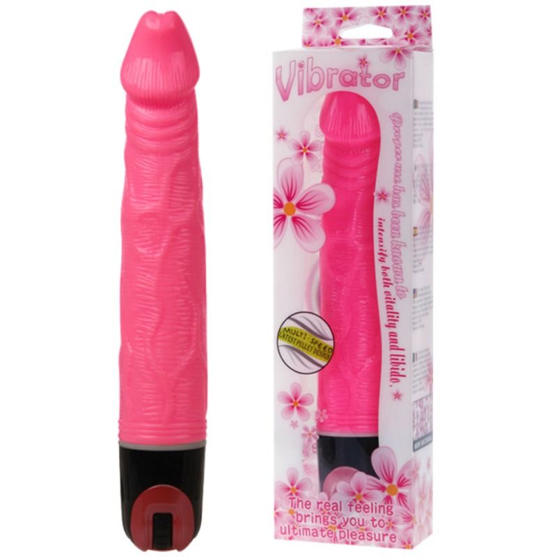 BAILE - VIBREUR MULTIVITESSE 21,5 CM ROSE