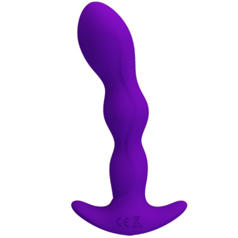 PRETTY LOVE - MASAJEADOR ANAL 12 MODOS VIBRACIÓN LILA