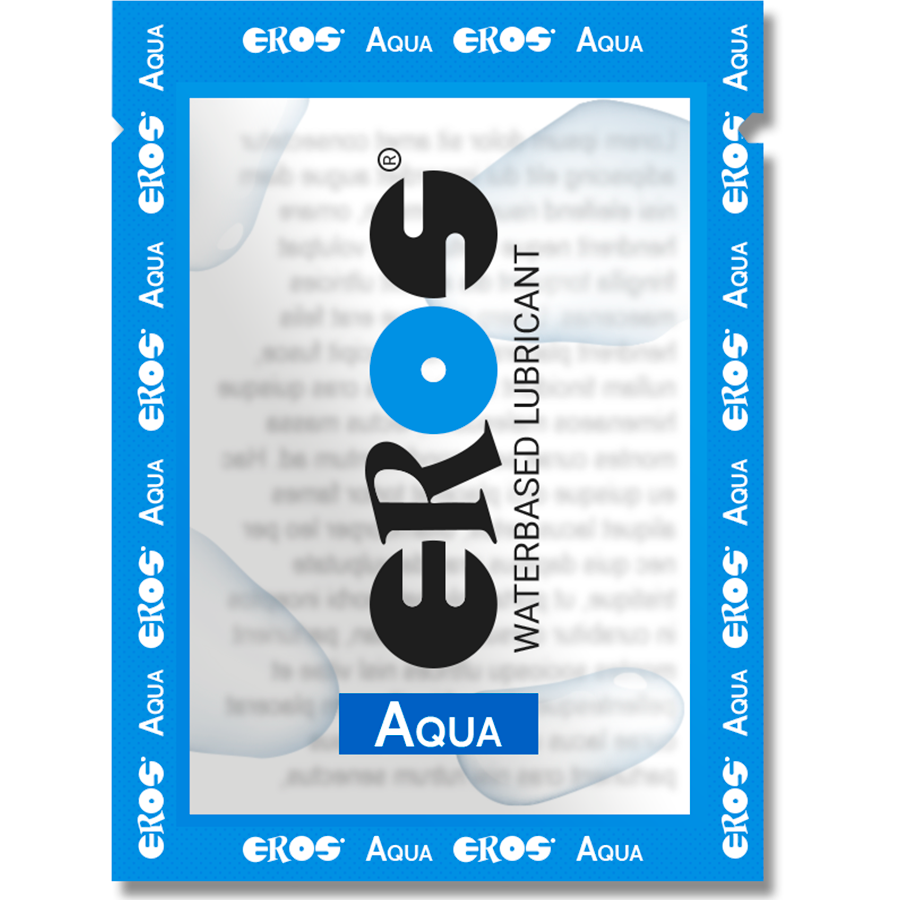 EROS AQUA - LUBRIFIANT À BASE D'EAU 4 ML