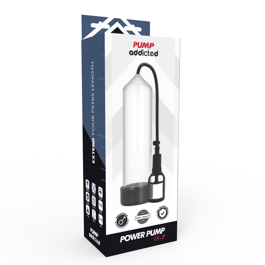 PUMP ADDICTED - POMPE À ÉRECTION RX7 TRANSPARENTE