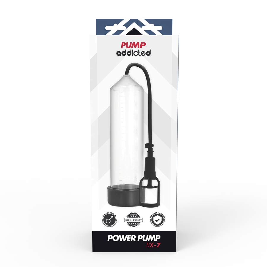 PUMP ADDICTED - POMPE À ÉRECTION RX7 TRANSPARENTE