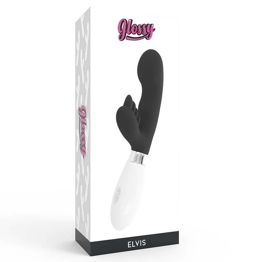 GLOSSY - BLACK ELVIS RABBIT