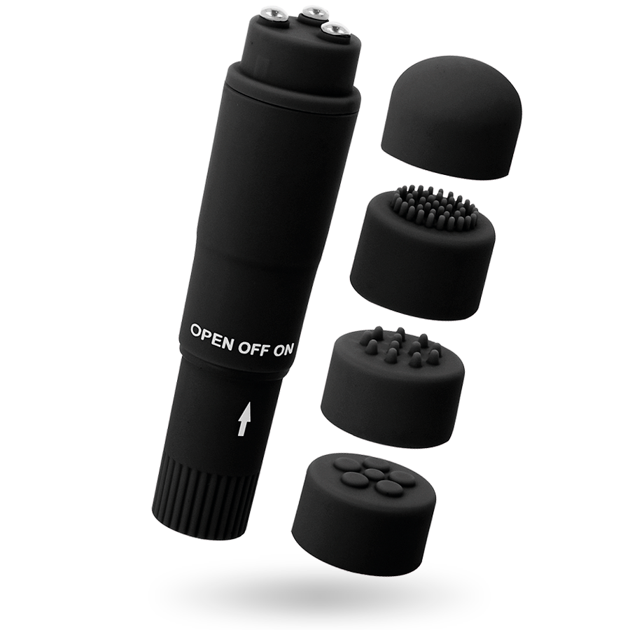 GLOSSY - POCKET KURT BLACK MASSAGER