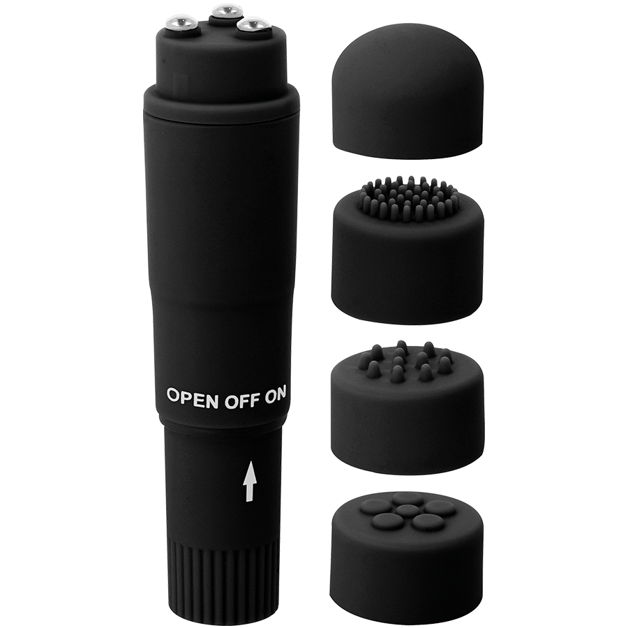 GLOSSY - POCKET KURT BLACK MASSAGER