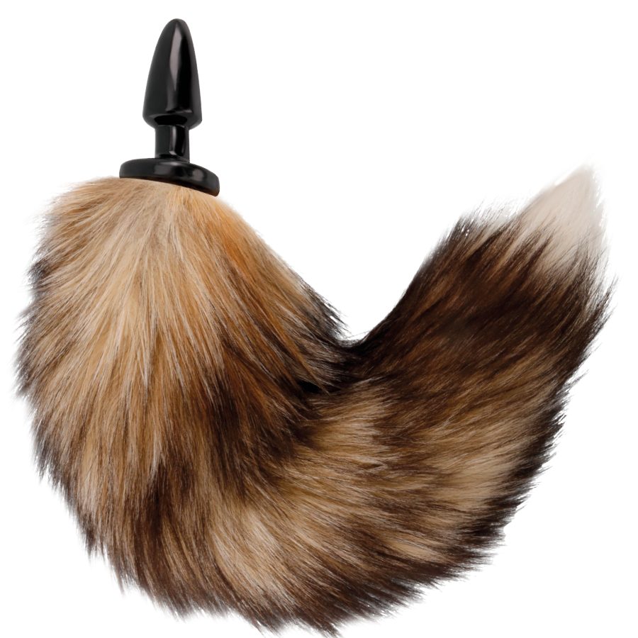 DARKNESS - GODEMICHET NATUREL AVEC PLUG ANAL EN SILICONE 10 CM