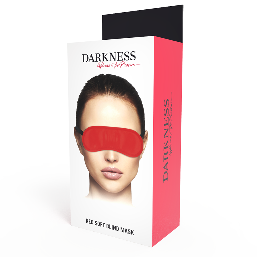 DARKNESS - MASQUE LOUP ROUGE DROIT