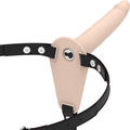 HARNAIS SOUMIS FÉTICHE - VIBREUR EN SILICONE FLESH 15 CM