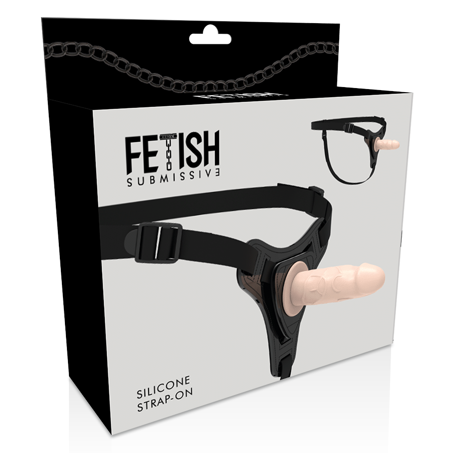 HARNAIS DE SOUMISSION FÉTICHE - SILICONE CHAIR RÉALISTE 12,5 CM