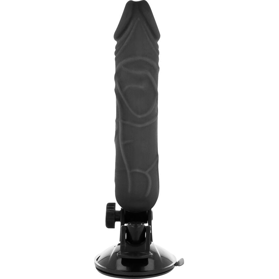 BASECOCK - VIBROMASSEUR RÉALISTE TÉLÉCOMMANDE NOIR 20 CM -O- 4 CM
