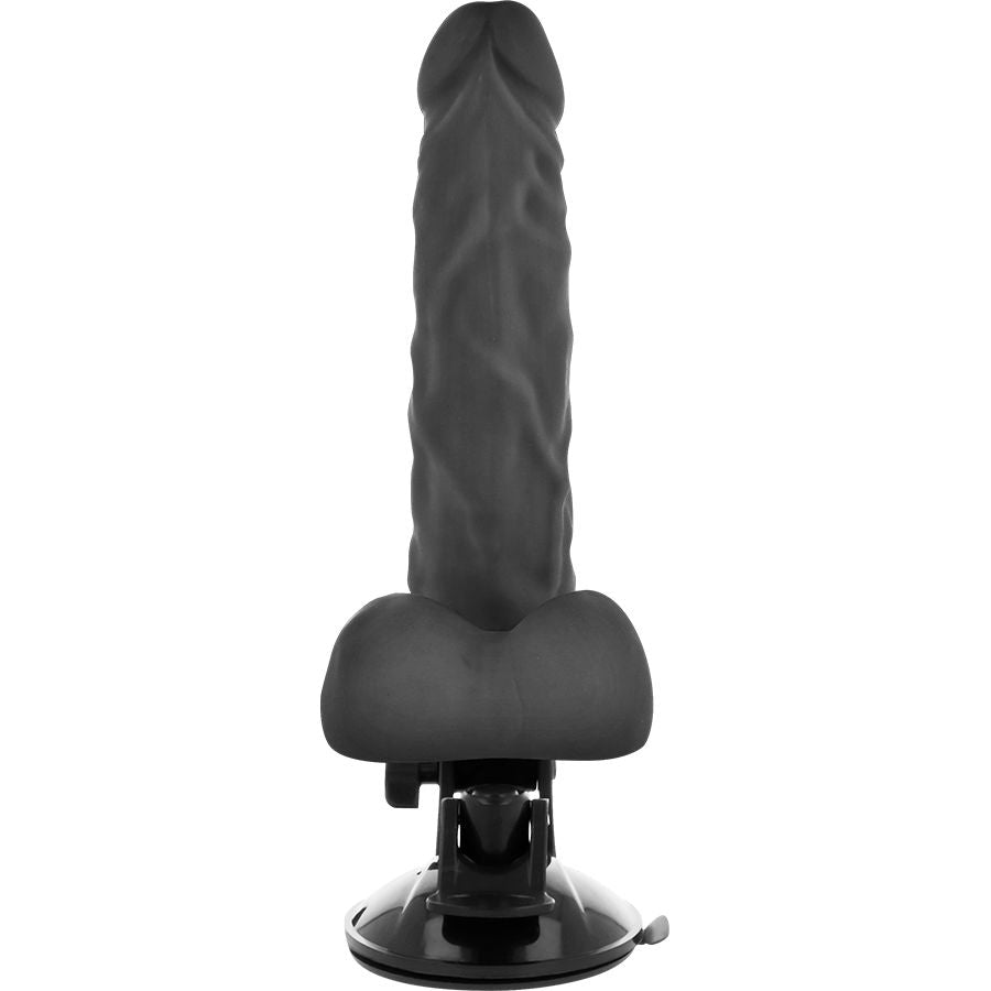 BASECOCK - ARTICULABLE REALISTIC VIBRATOR REMOTE CONTROL BLACK 21 CM -OR- 5 CM