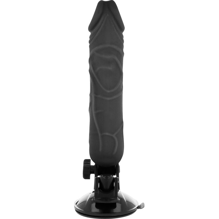 BASECOCK - VIBROMASSEUR RÉALISTE TÉLÉCOMMANDE NOIR 20 CM -O- 4 CM