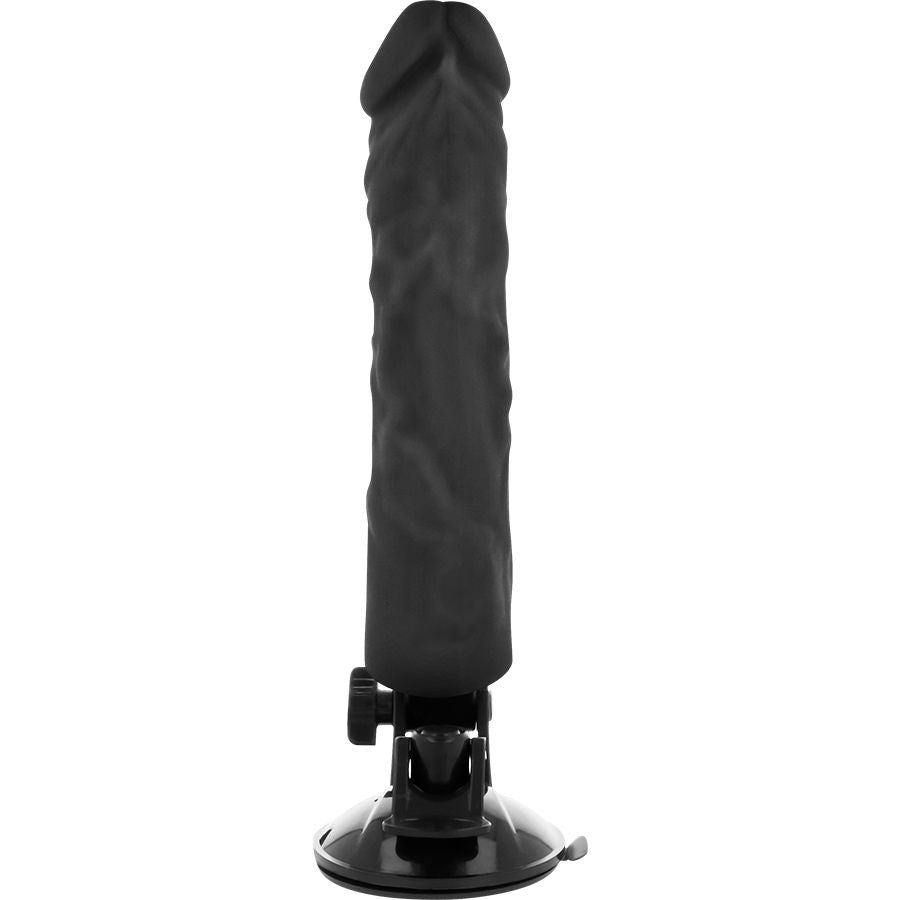 BASECOCK - VIBREUR RÉALISTE TÉLÉCOMMANDE NOIR 21 CM -O- 4 CM