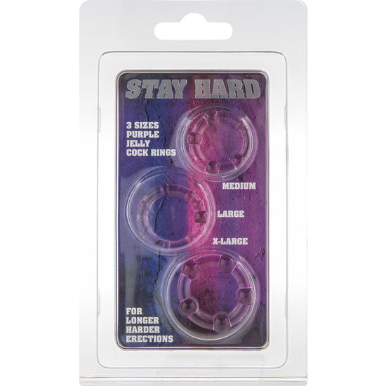 SEVEN CREATIONS - THREE RINGS PURPLE PENIS GAME