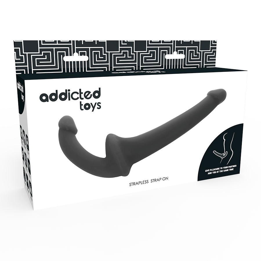 ADDICTED TOYS - GODEMICHET AVEC HARNAIS SANS FIXATION NOIR