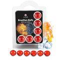 SECRETPLAY - SET OF 6 BRAZILIAN BALLS WITH HOT AND COLD EFFECT