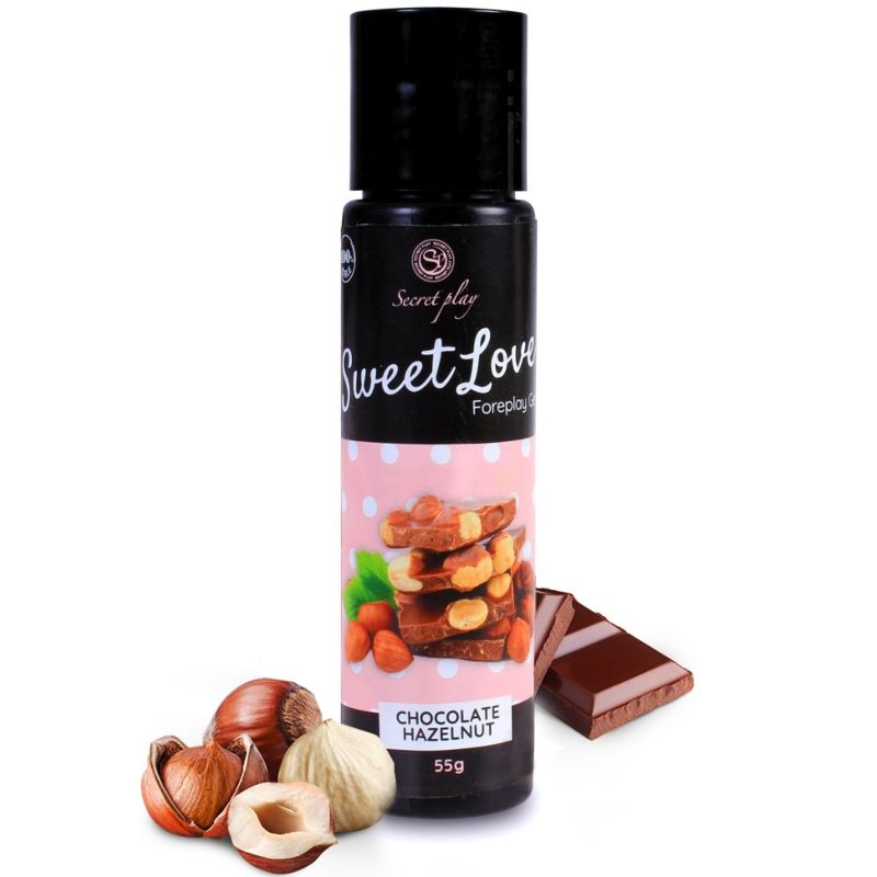SECRETPLAY - GEL SWEET LOVE CHOCOLAT NOISETTE 60 ML