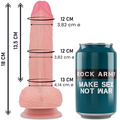 ROCKARMY - GODEMICHET RÉALISTE MUSTANG SILICONE LIQUIDE 18 CM -Ø- 4,14 CM