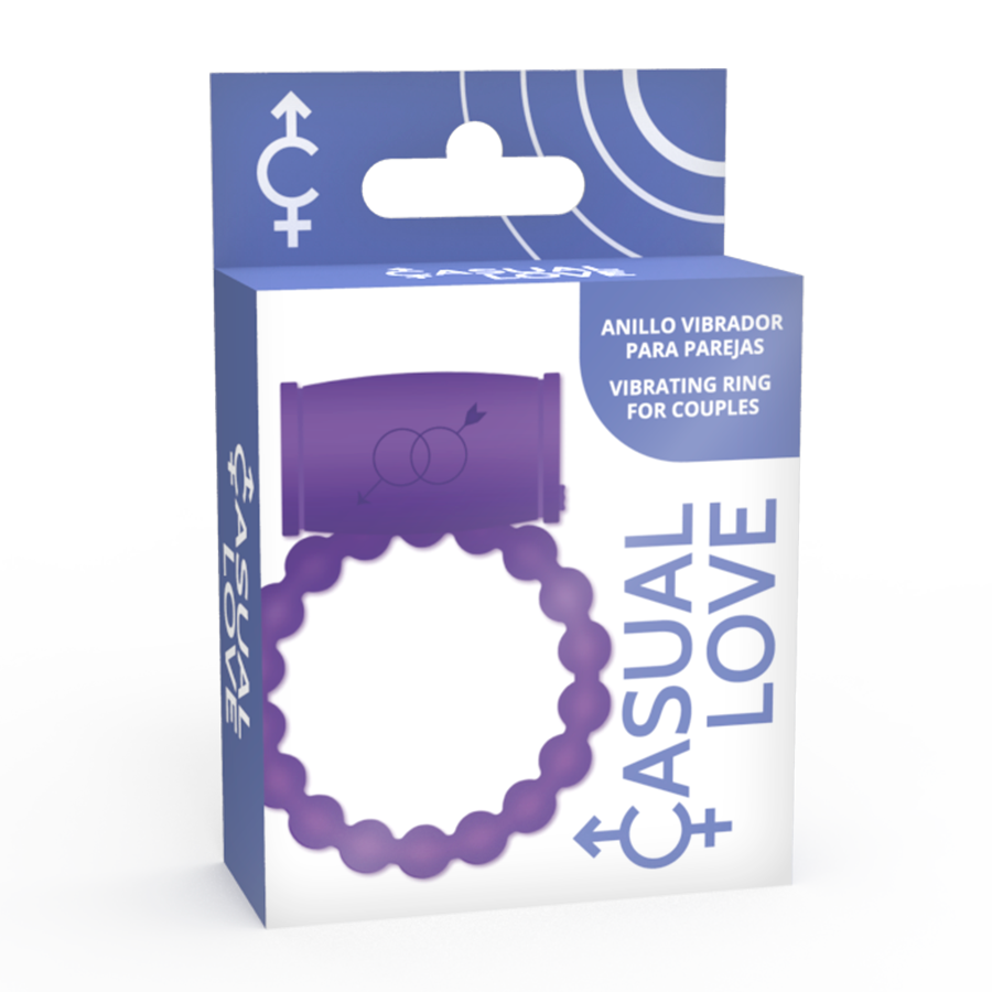 CASUAL LOVE - 25 ANNEAU VIBRANT COUPLE VIOLET