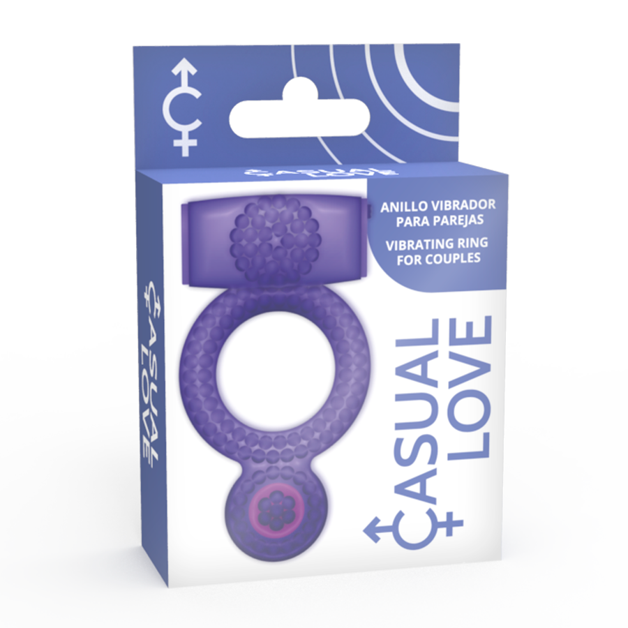 CASUAL LOVE - ANNEAU DOUBLE PLAISIR ANNEAU LILA