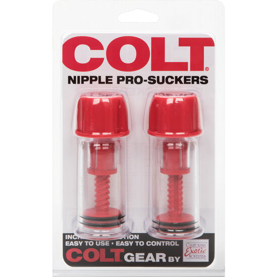 CALEXOTICS - COLT VENTOUSES DE SUCCION POUR Mamelons ROUGE