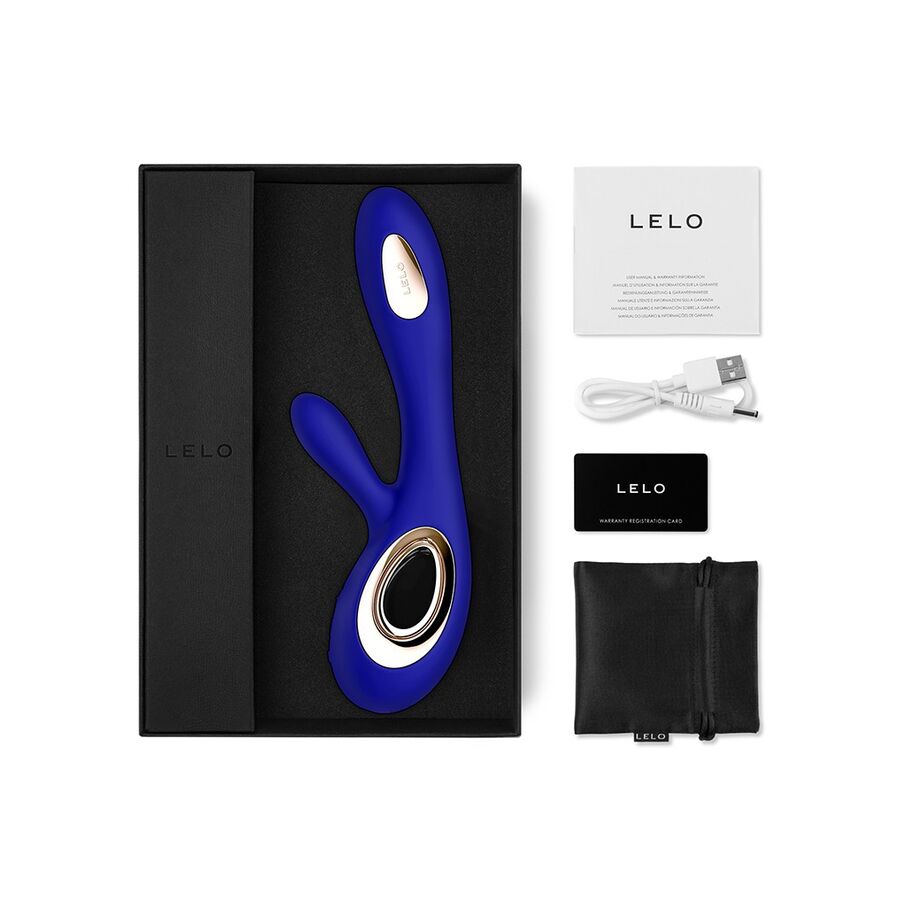 LELO - SORAYA WAVE VIBREUR RABBIT BLEU NUIT