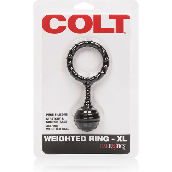 CALEXOTICS - COLT ANNEAU DE PÉNIS EN SILICONE XL AVEC POIDS