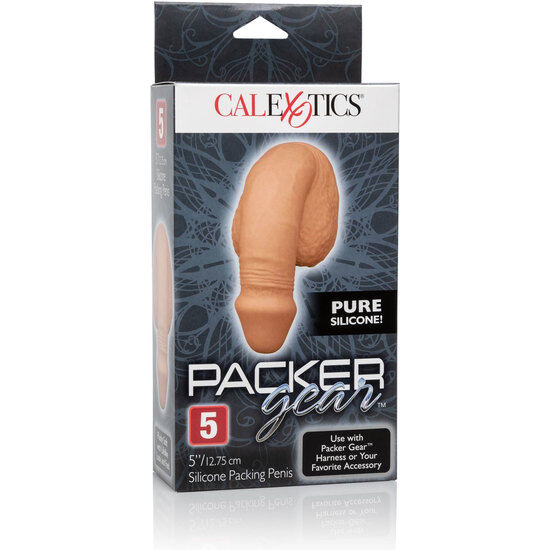 CALEXOTICS - PACKING PENIS PÉNIS EN SILICONE 12.75CM CARAMEL