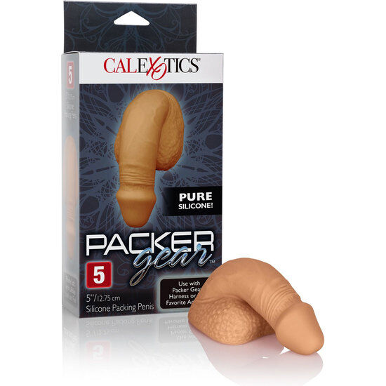 CALEXOTICS - PACKING PENIS PÉNIS EN SILICONE 12.75CM CARAMEL