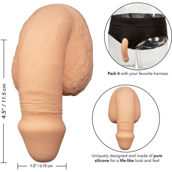 CALEXOTICS - PACKING PENIS PÉNIS EN SILICONE 12,75CM NATUREL