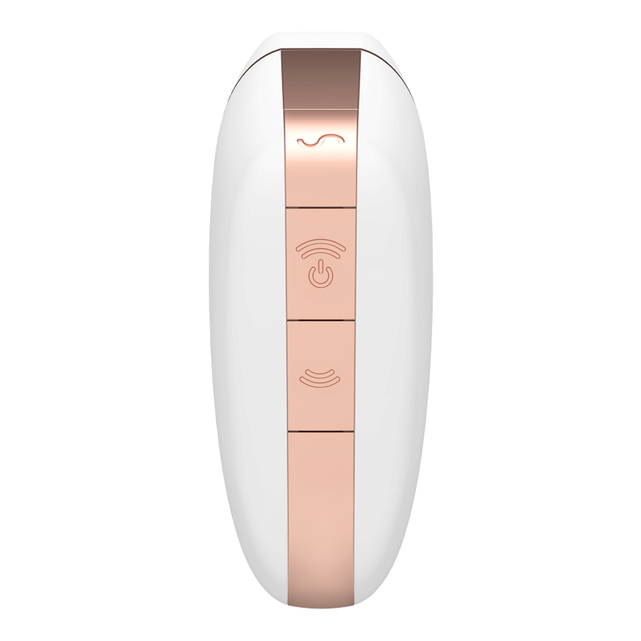 SATISFYER - TRIANGLE D'AMOUR STIMULATEUR ET VIBRATEUR BLANC