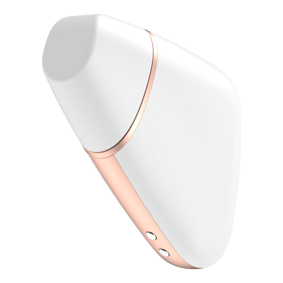 SATISFYER - TRIANGLE D'AMOUR STIMULATEUR ET VIBRATEUR BLANC