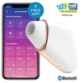 SATISFYER - TRIANGLE D'AMOUR STIMULATEUR ET VIBRATEUR BLANC