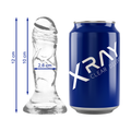 X RAY - GODEMICHET TRANSPARENT 12 CM -O- 2.6 CM