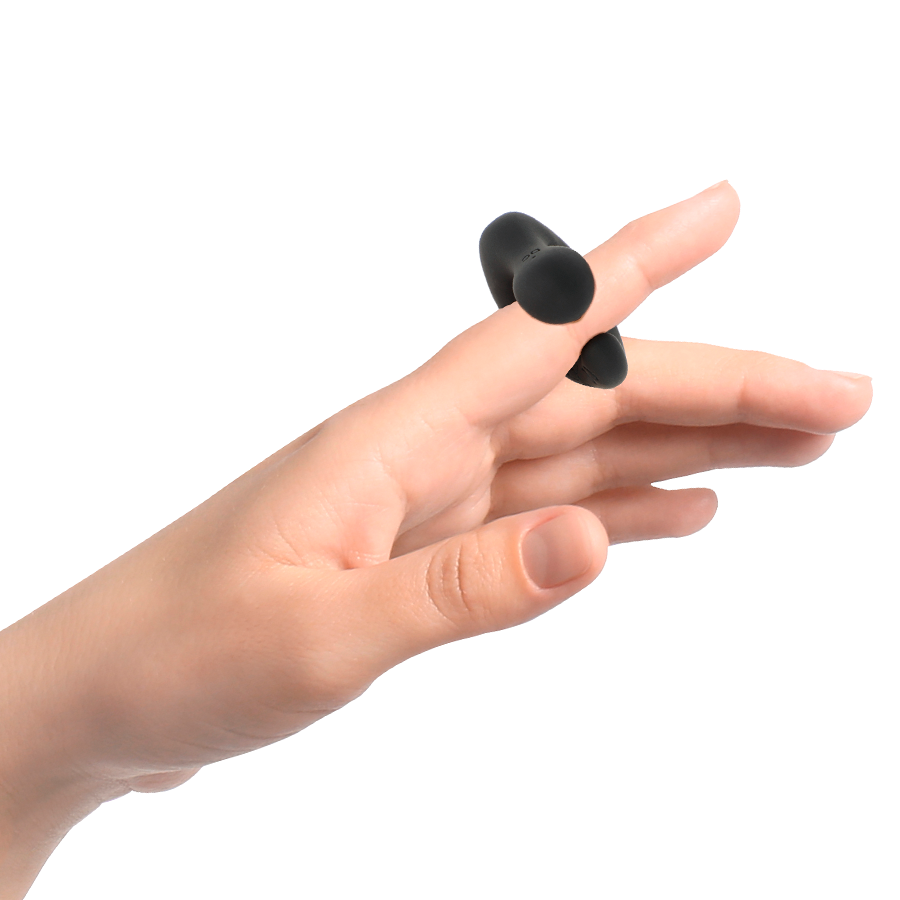 BLACK&SILVER - RECHARGEABLE SILICONE STIMULATING DUCK THIMBLE DUCKYMANIA