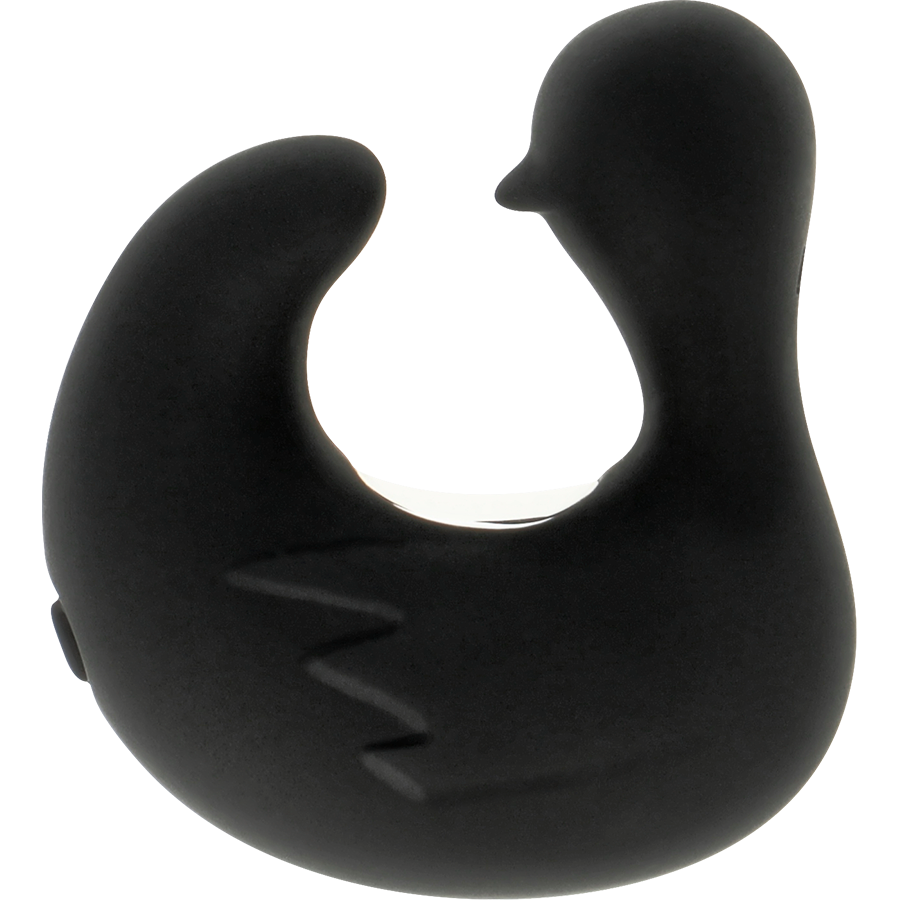 BLACK&SILVER - RECHARGEABLE SILICONE STIMULATING DUCK THIMBLE DUCKYMANIA