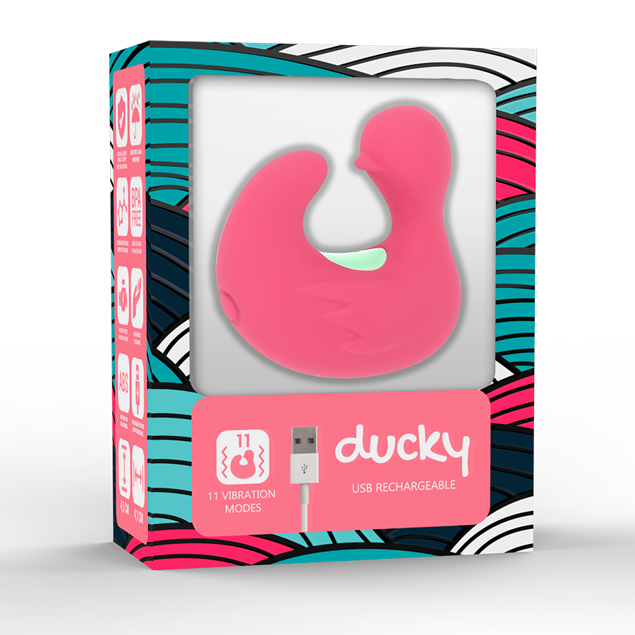HAPPY LOKY - RECHARGEABLE SILICONE STIMULATING DUCK THIMBLE DUCKYMANIA